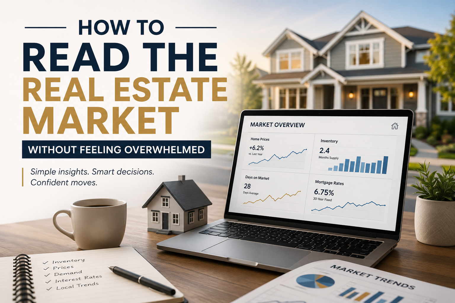 How to Read the Real Estate Market Without Stress header image.