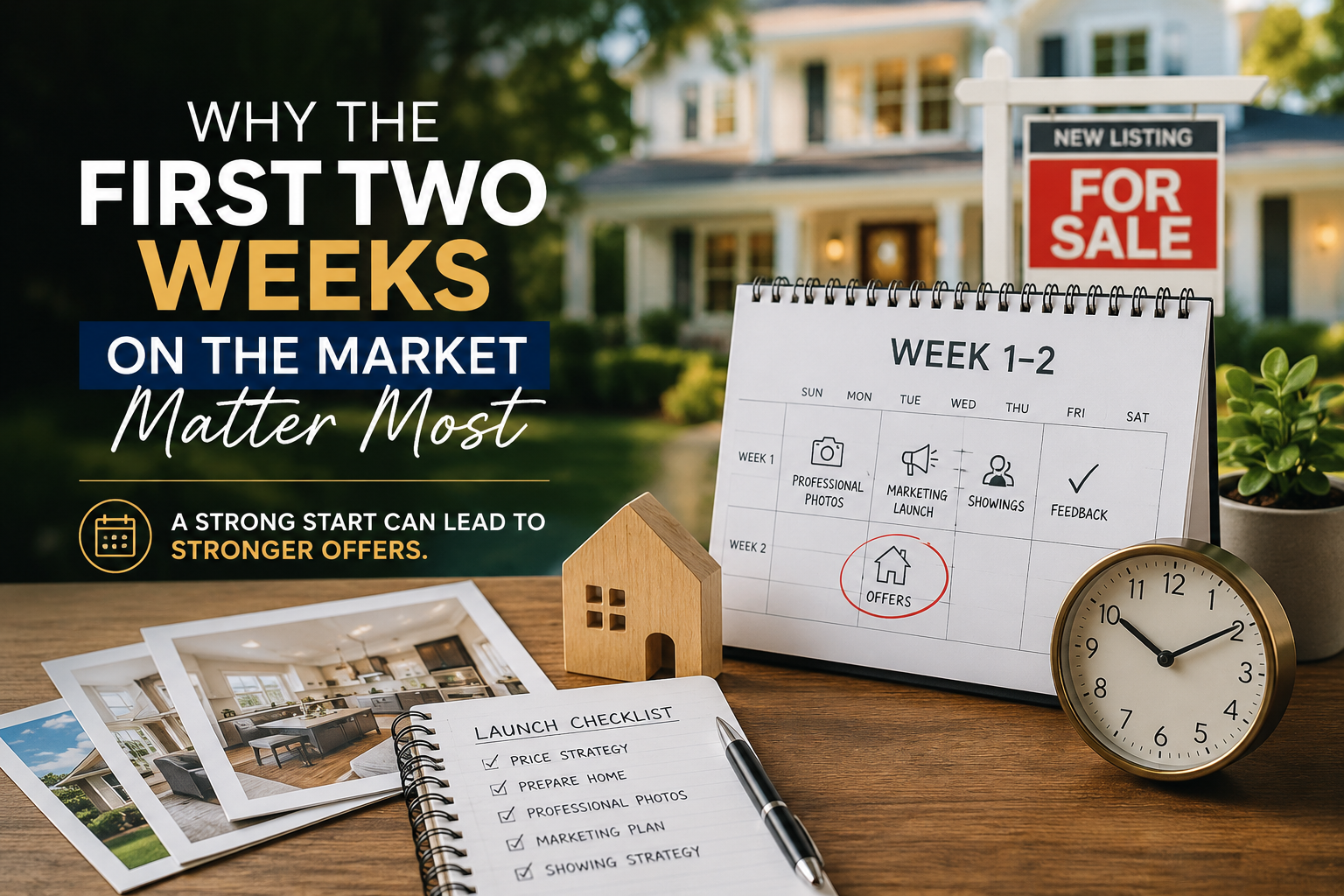 Why the First Two Weeks on the Market Matter header image.