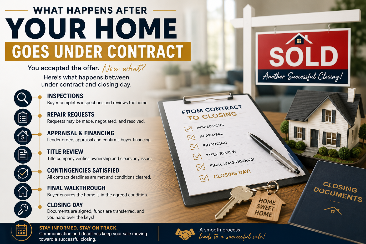 What Happens After Your Home Goes Under Contract header image.
