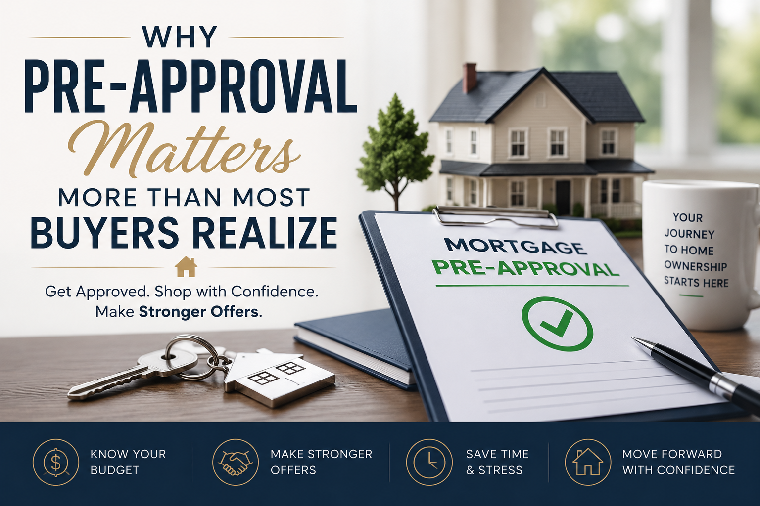 Why Mortgage Pre-Approval Matters for Buyers header image.