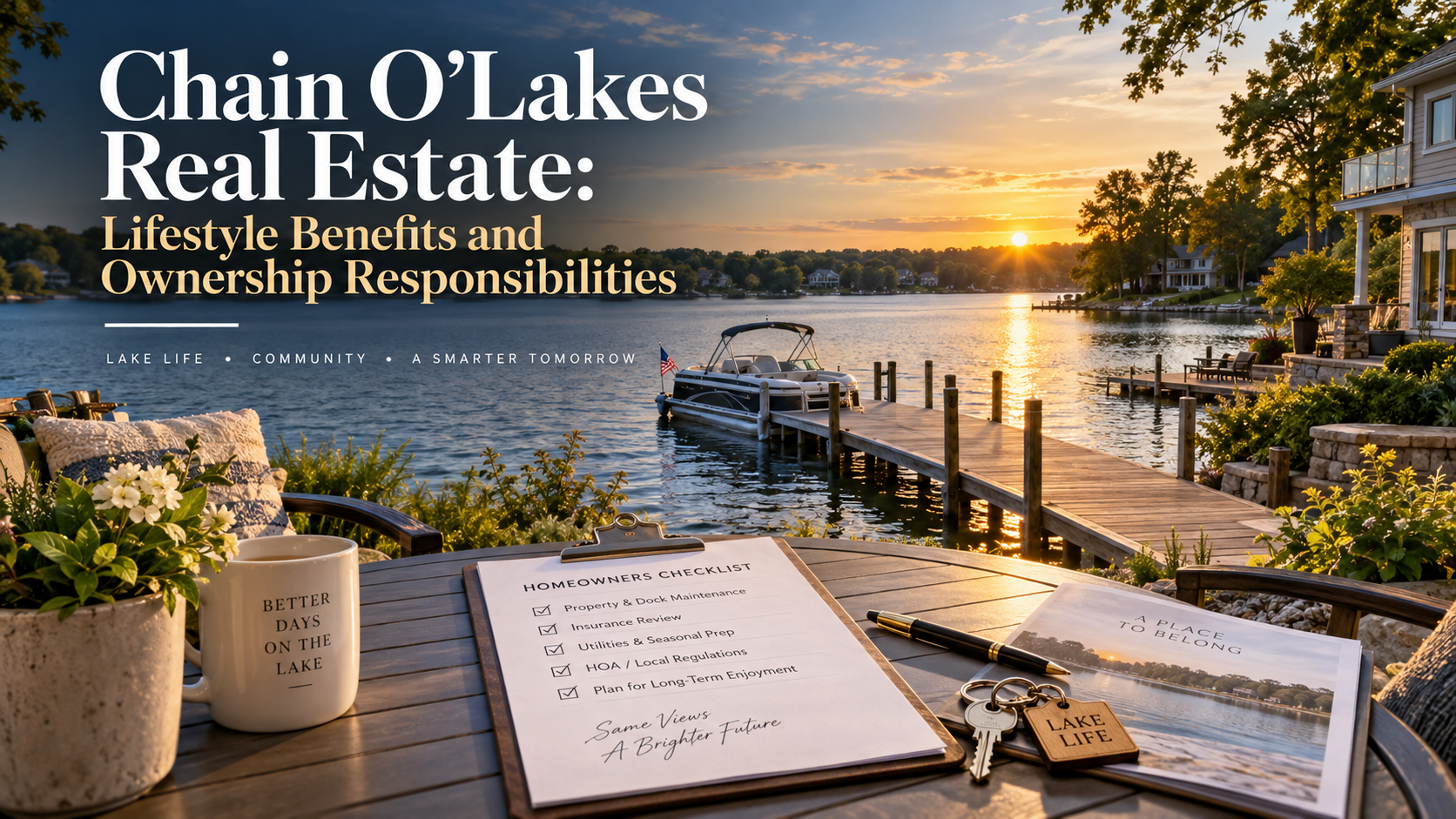 Chain O’Lakes Real Estate Lifestyle and Ownership Guide header image.