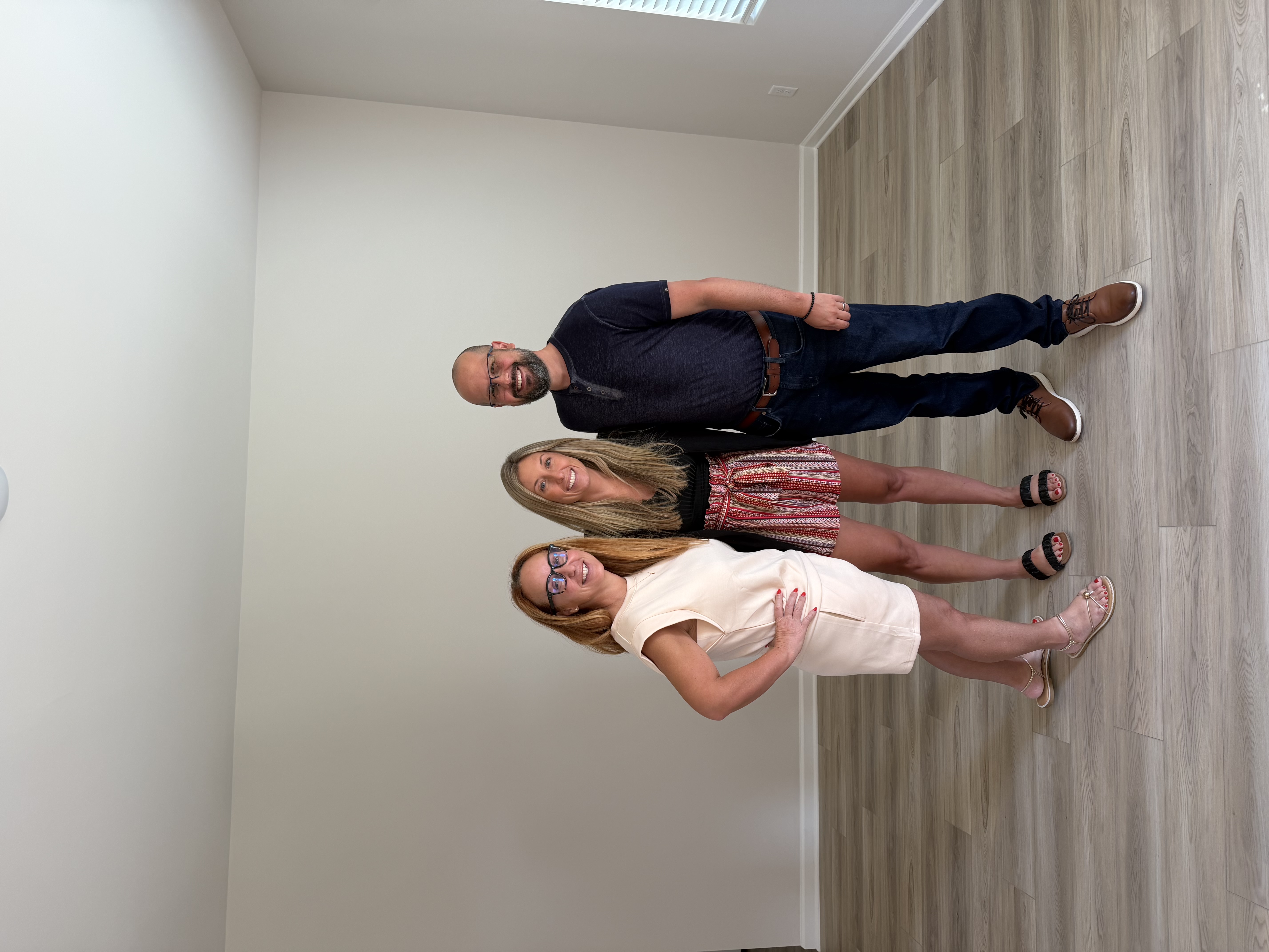Megan and Joseph Uvanni at their first closing together