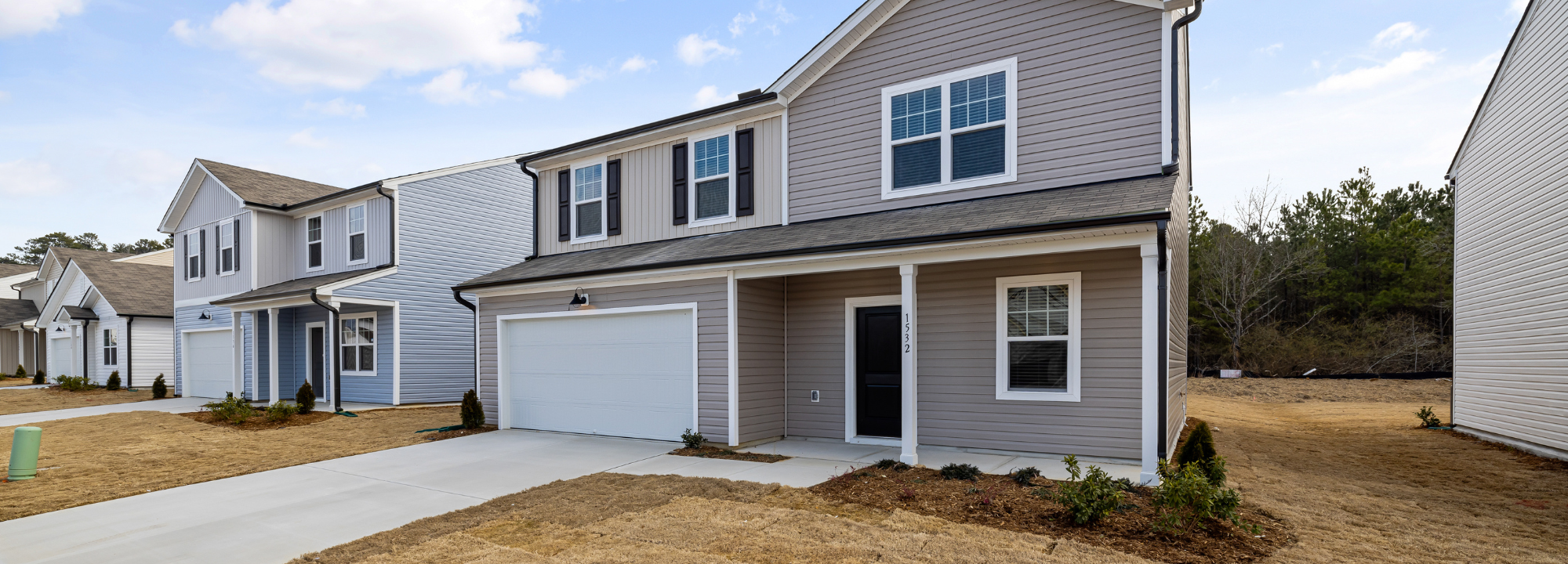 New built homes