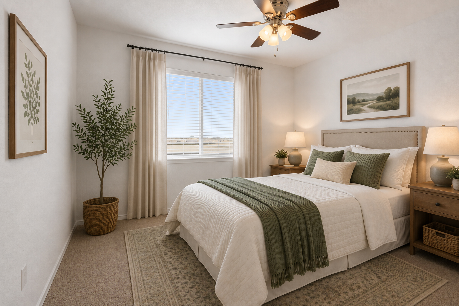 3211 Malmaison Rd Killeen TX open concept living kitchen granite island hardwood floors Yowell Ranch interior
