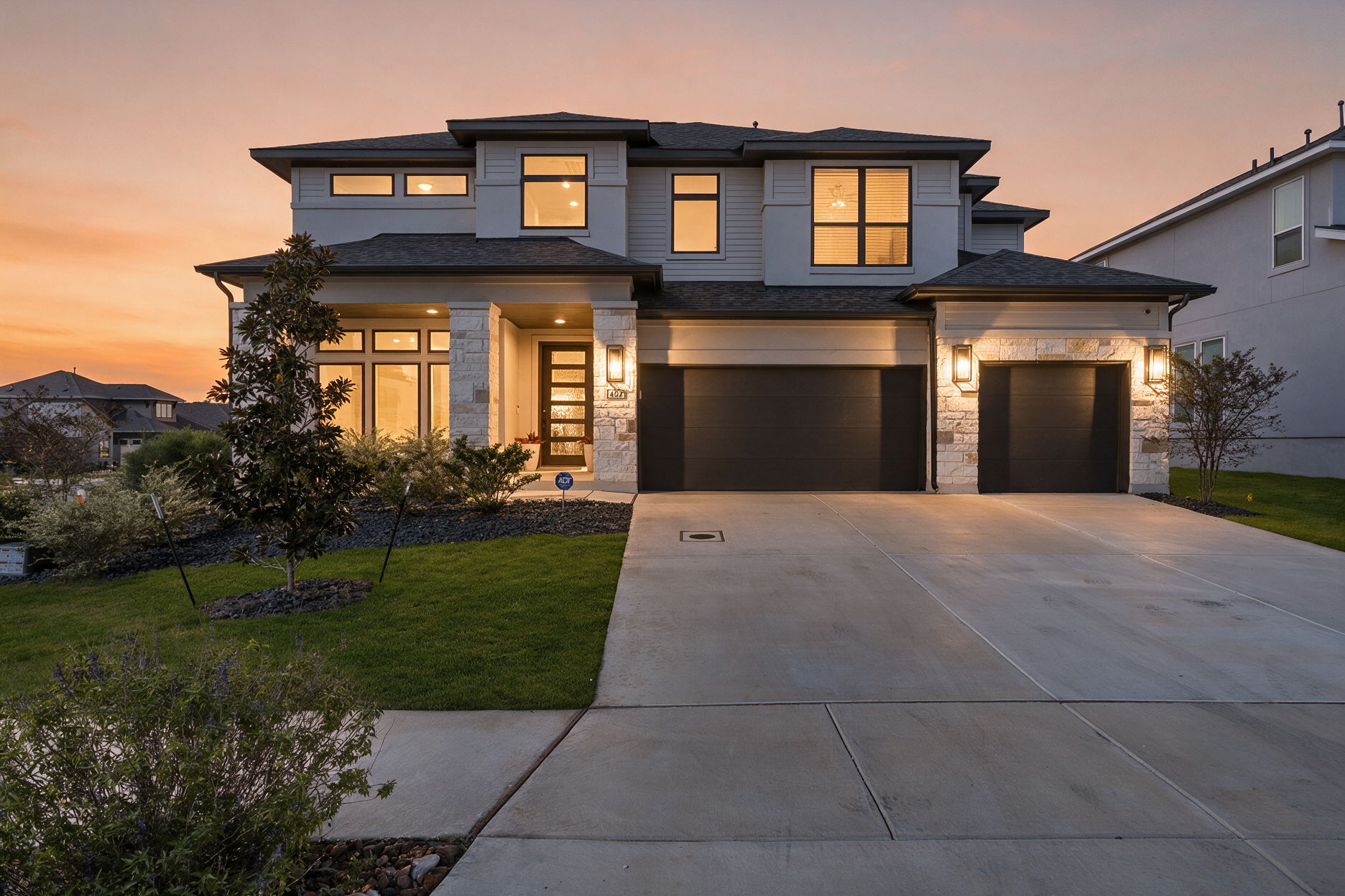 Featured Listing: 402 Fandango, Boerne TX 78006 – A 2025 Perry Home with Five Bedrooms, Game Room, Media Room & 10-Year Builder Warranty in Esperanza header image.