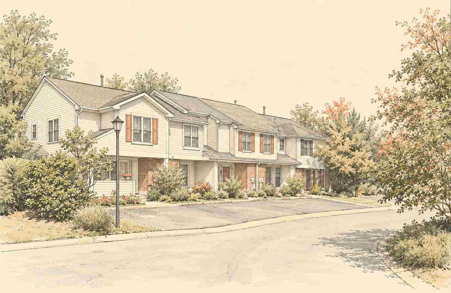 Bear DE neighborhood with suburban homes, sidewalks, and landscaped yards.