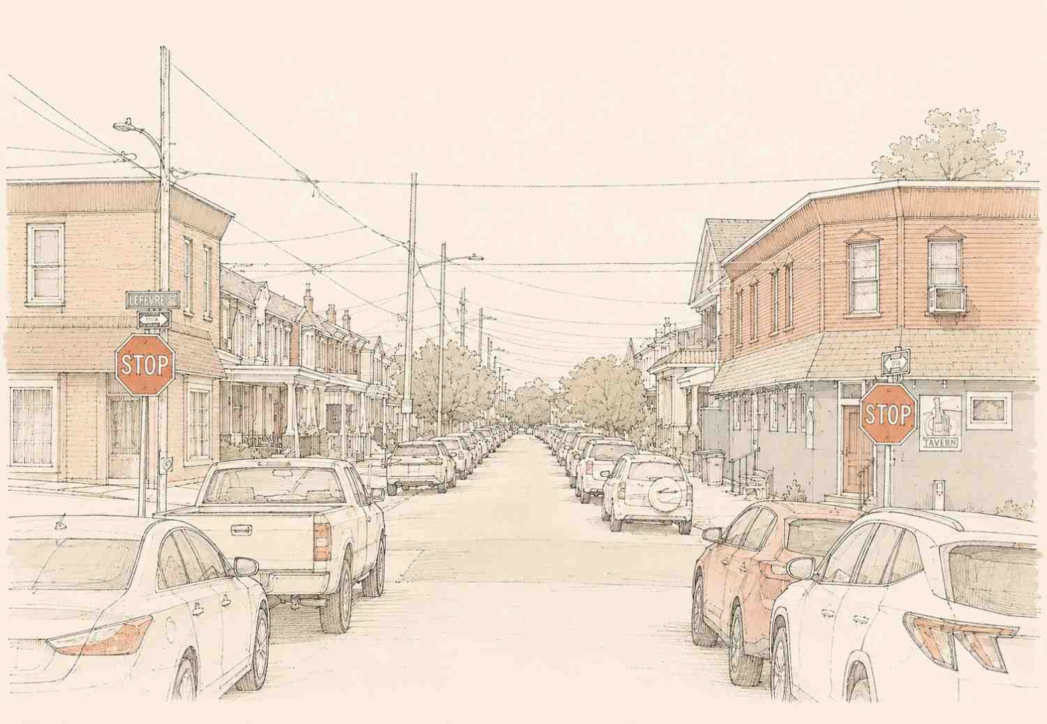 Homes in the Bridesburg neighborhood of Philadelphia