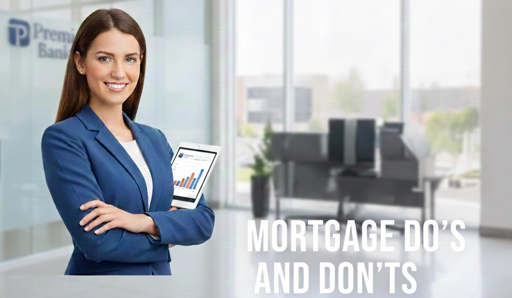 Financial Dos and Don’ts During the Mortgage and Homebuying Process header image.