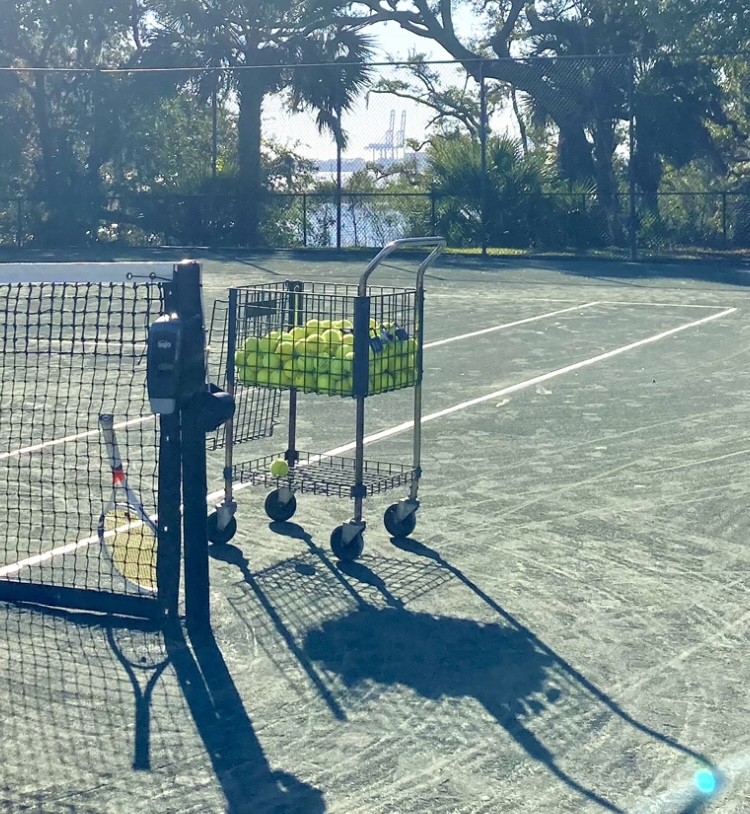 Tennis court at LTP, Daniel Island, SC