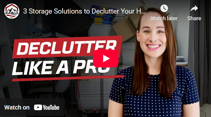 3 Storage Solutions to Declutter Your Home When Selling header image.