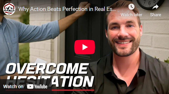 Why Action Beats Perfection in Real Estate header image.