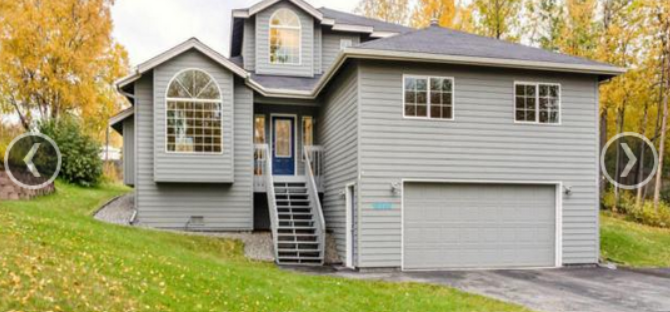Featured Home: 7390 W Captain Hook Drive , Wasilla, AK 99654 header image.