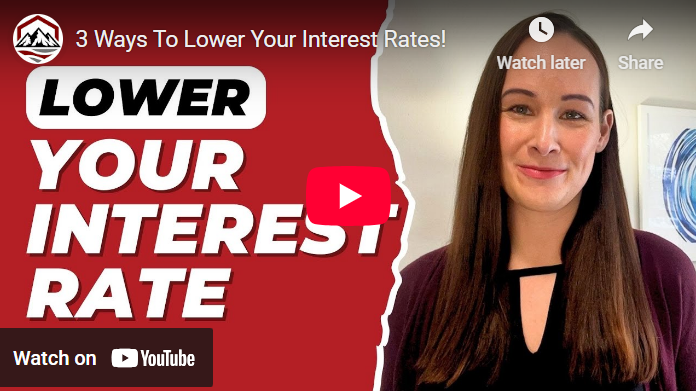 3 Ways To Lower Your Interest Rates! header image.