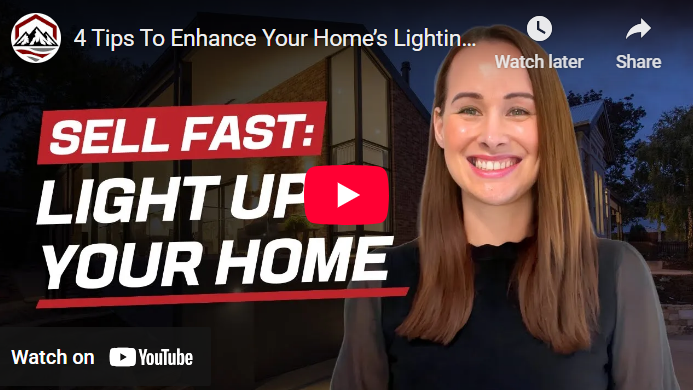 4 Tips To Enhance Your Home’s Lighting During Showings header image.