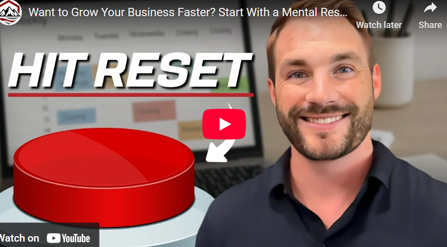 Want to Grow Your Business Faster? Start With a Mental Reset header image.