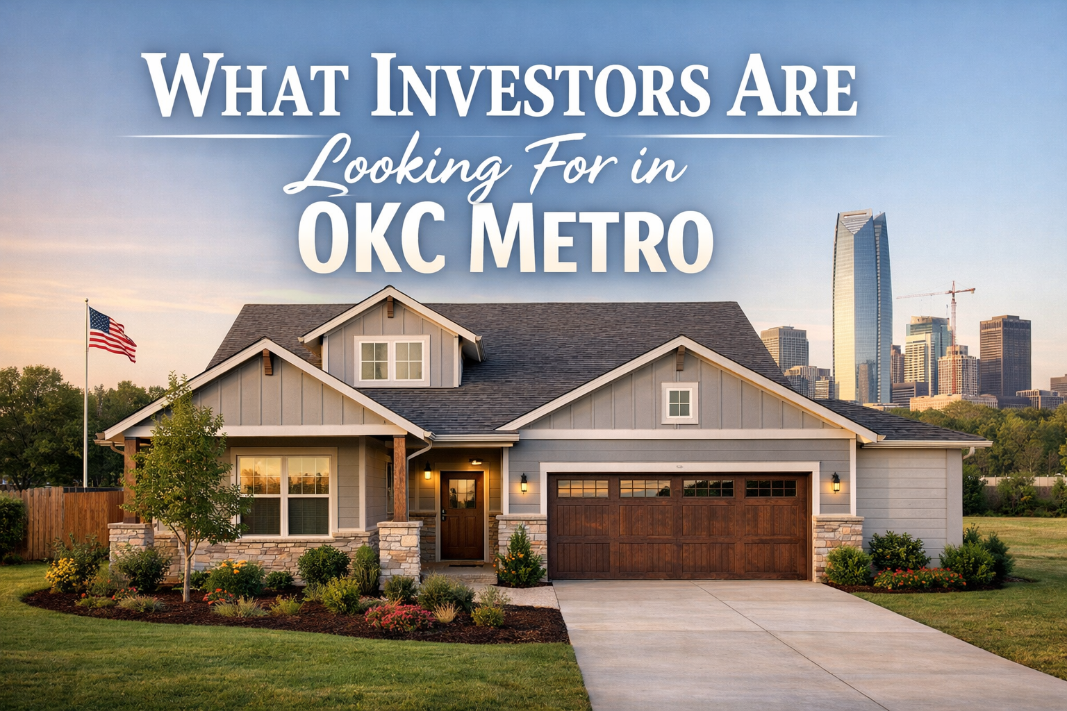 Single Family Home Investments - OKC Metro header image.