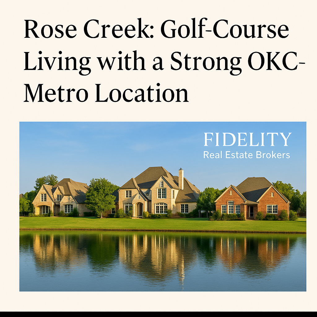 🌿 Life & Luxury at Rose Creek — A Hidden Gem in Edmond’s Premier Gated Community header image.
