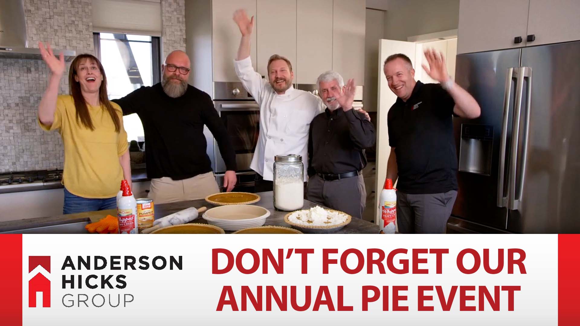 Save the Date: December Pie Giveaway header image.