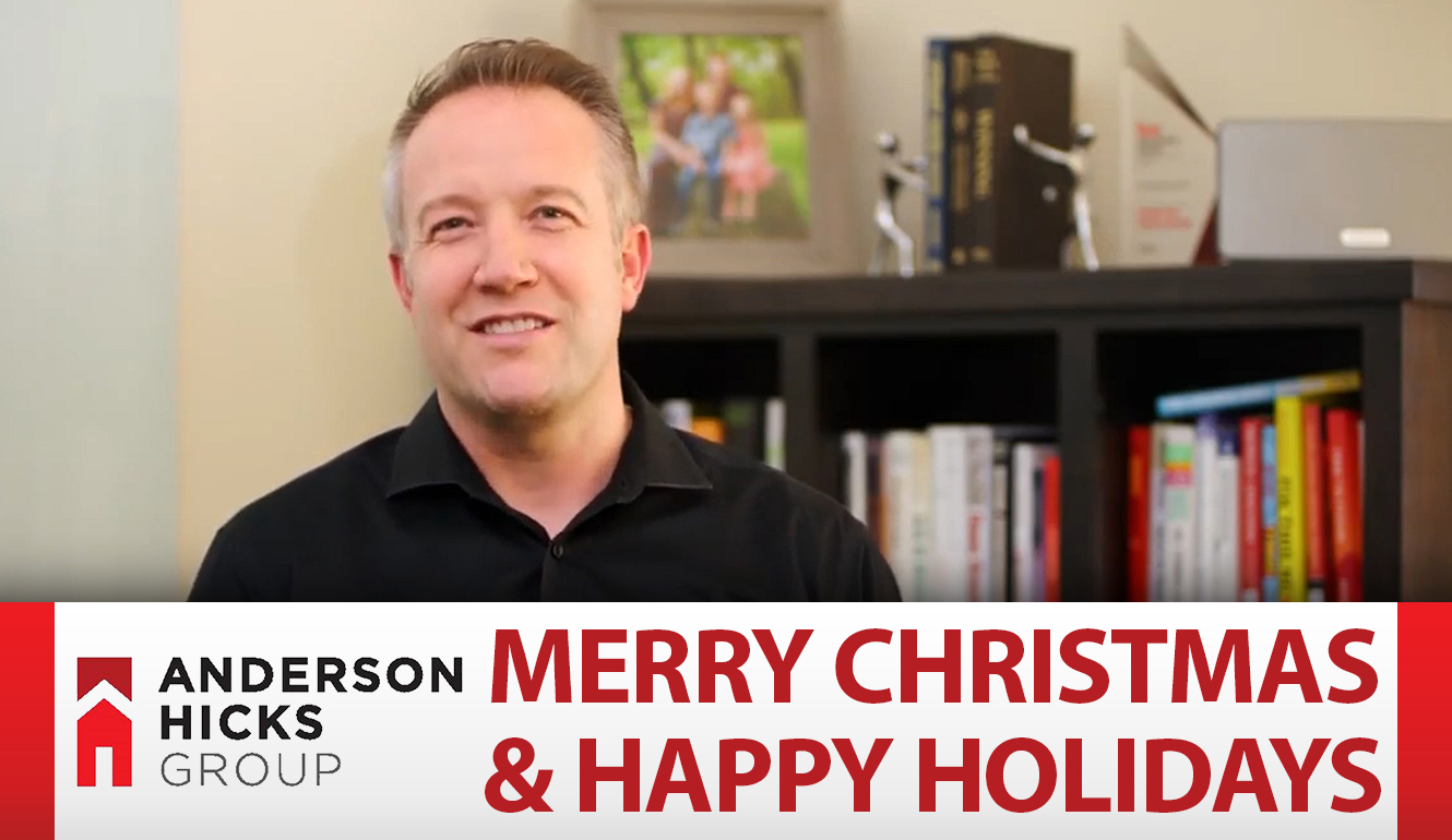 Happy Holidays from Anderson Hicks Group header image.