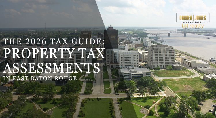 The 2026 Property Tax Guide for East Baton Rouge header image.