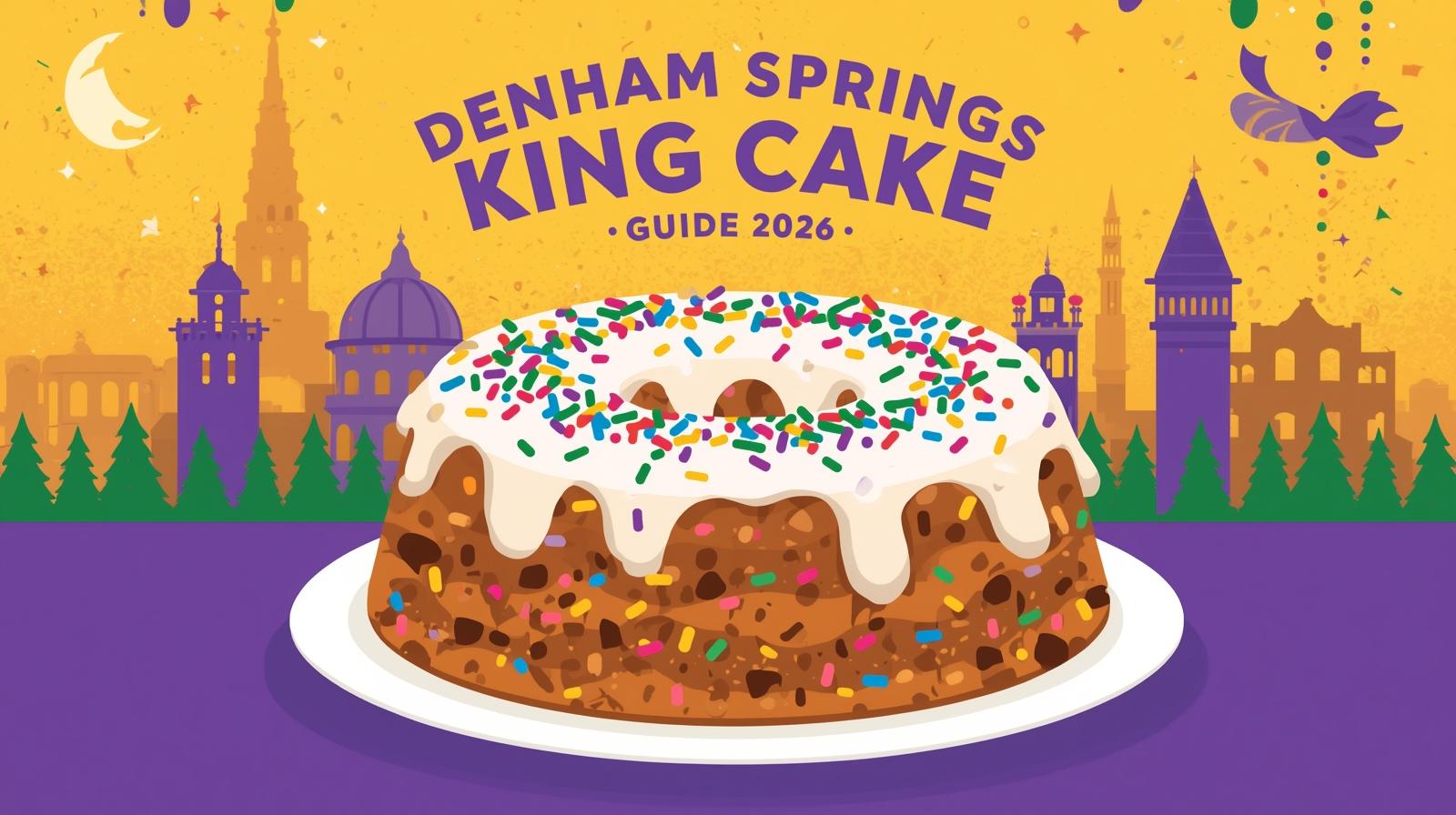 Denham Springs King Cake Guide 2026: The Best Spots to Start the Season header image.