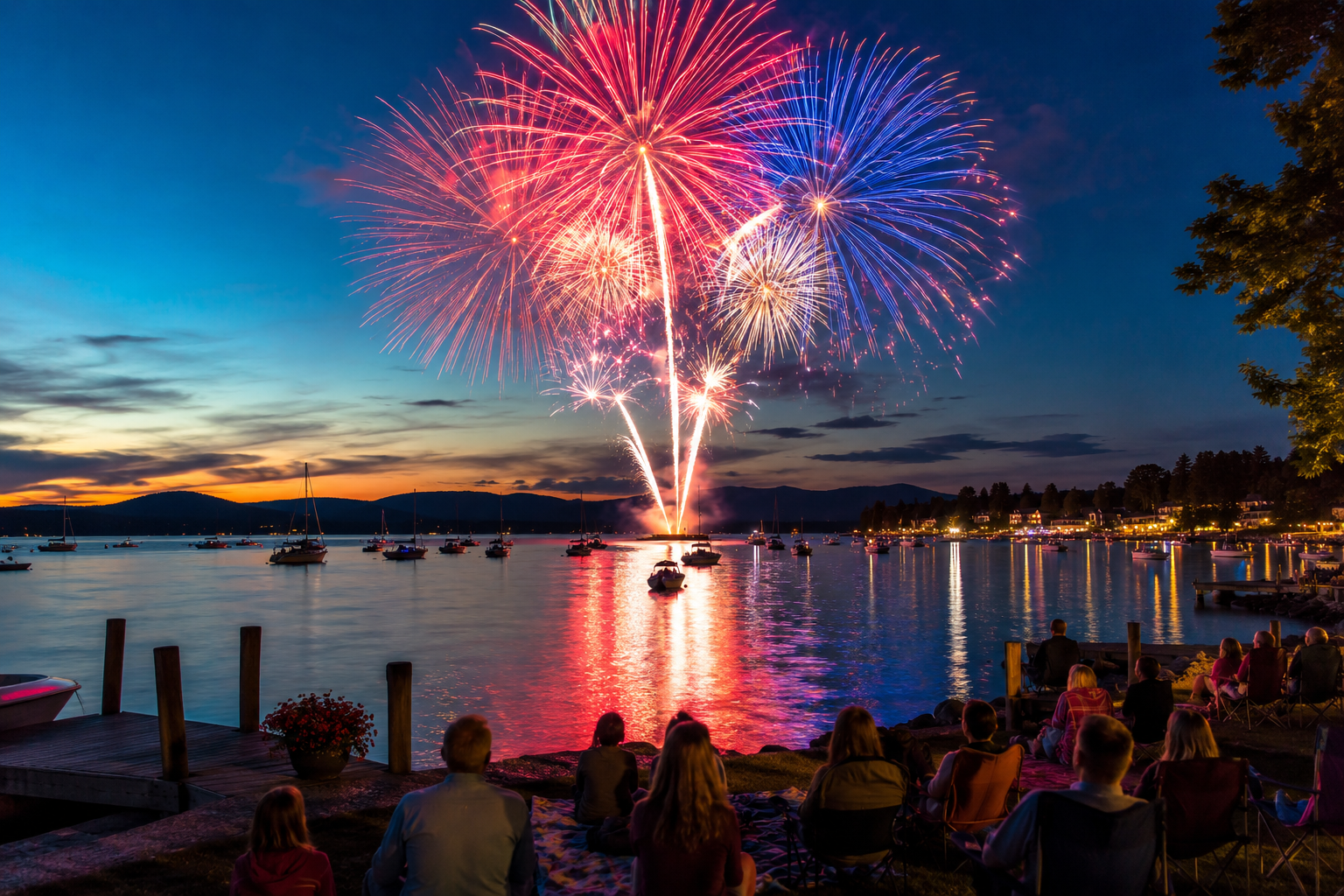 Best Fireworks in New Hampshire for July 4 header image.