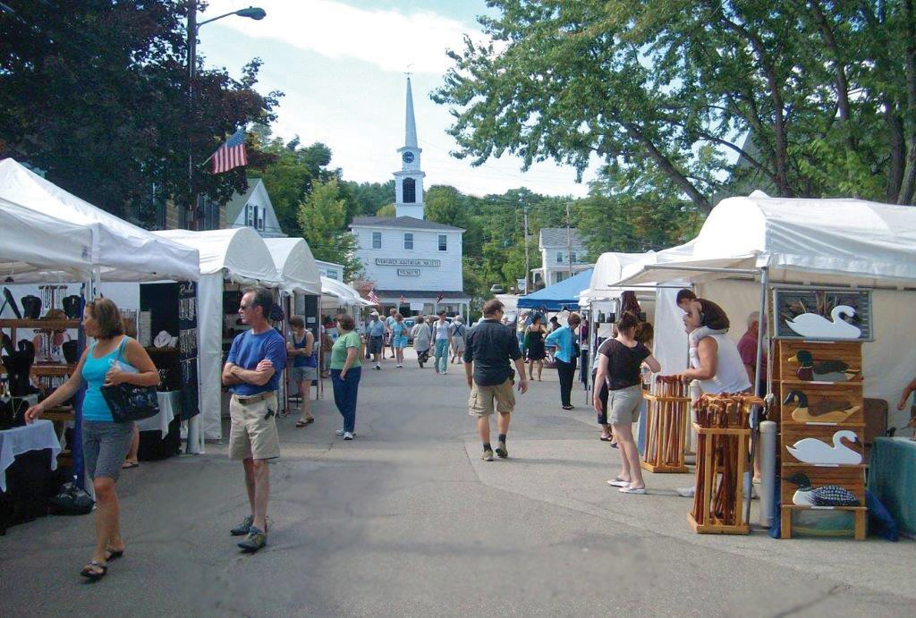 Lakes Region Fine Arts & Crafts Festival header image.
