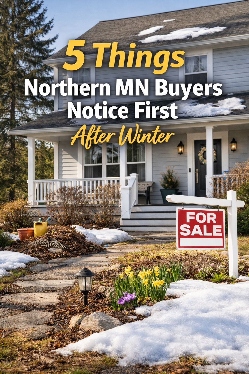 5 Things Northern MN Buyers Notice First After a Long Winter ❄️➡️🌸 header image.