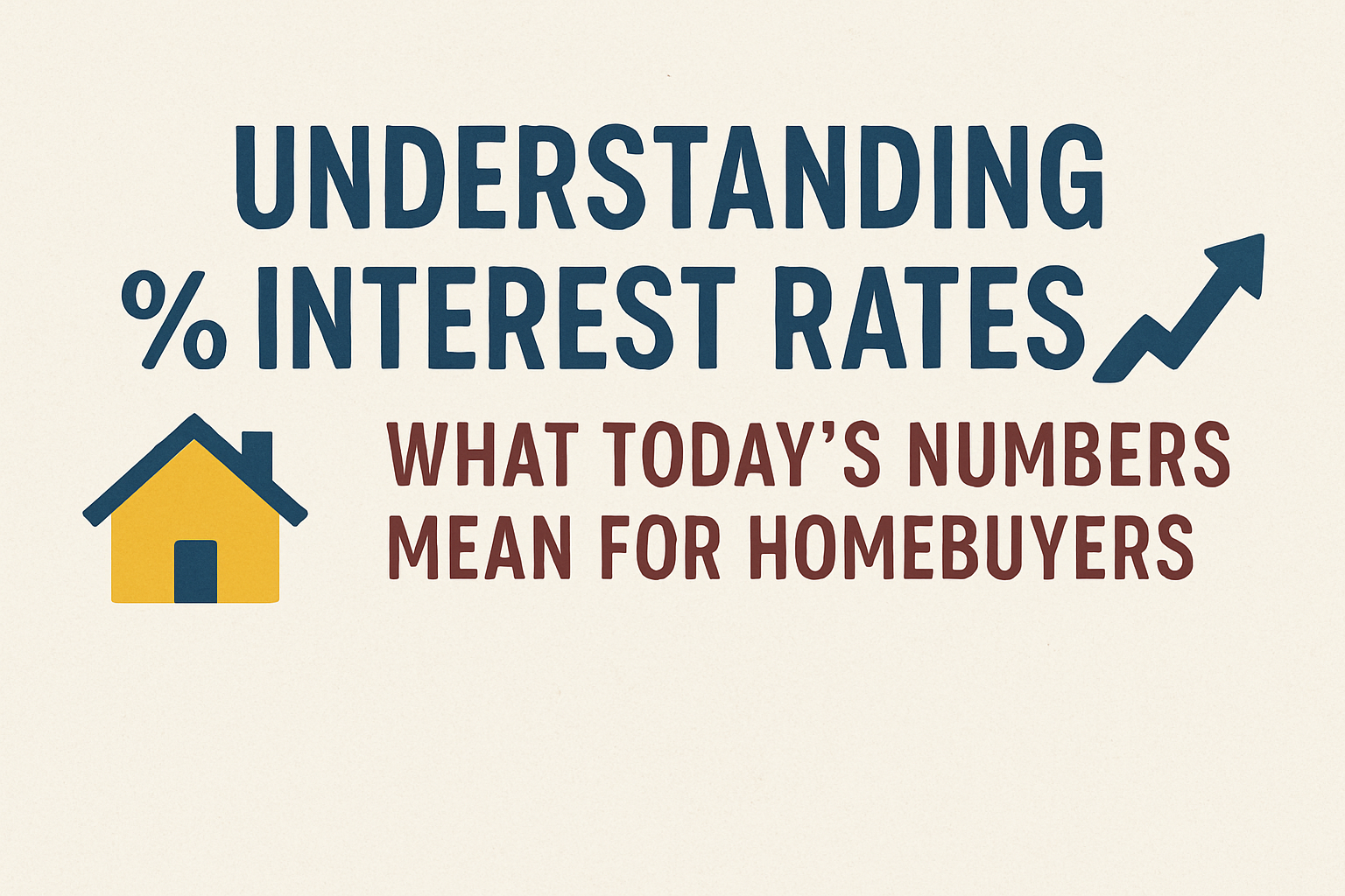 🏡 Understanding Interest Rates: What Today’s Numbers Mean for Homebuyers header image.