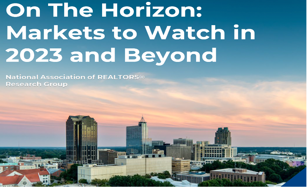 National Association of REALTORS® Rates Atlanta the Number 1 Market to Watch in 2023 header image.