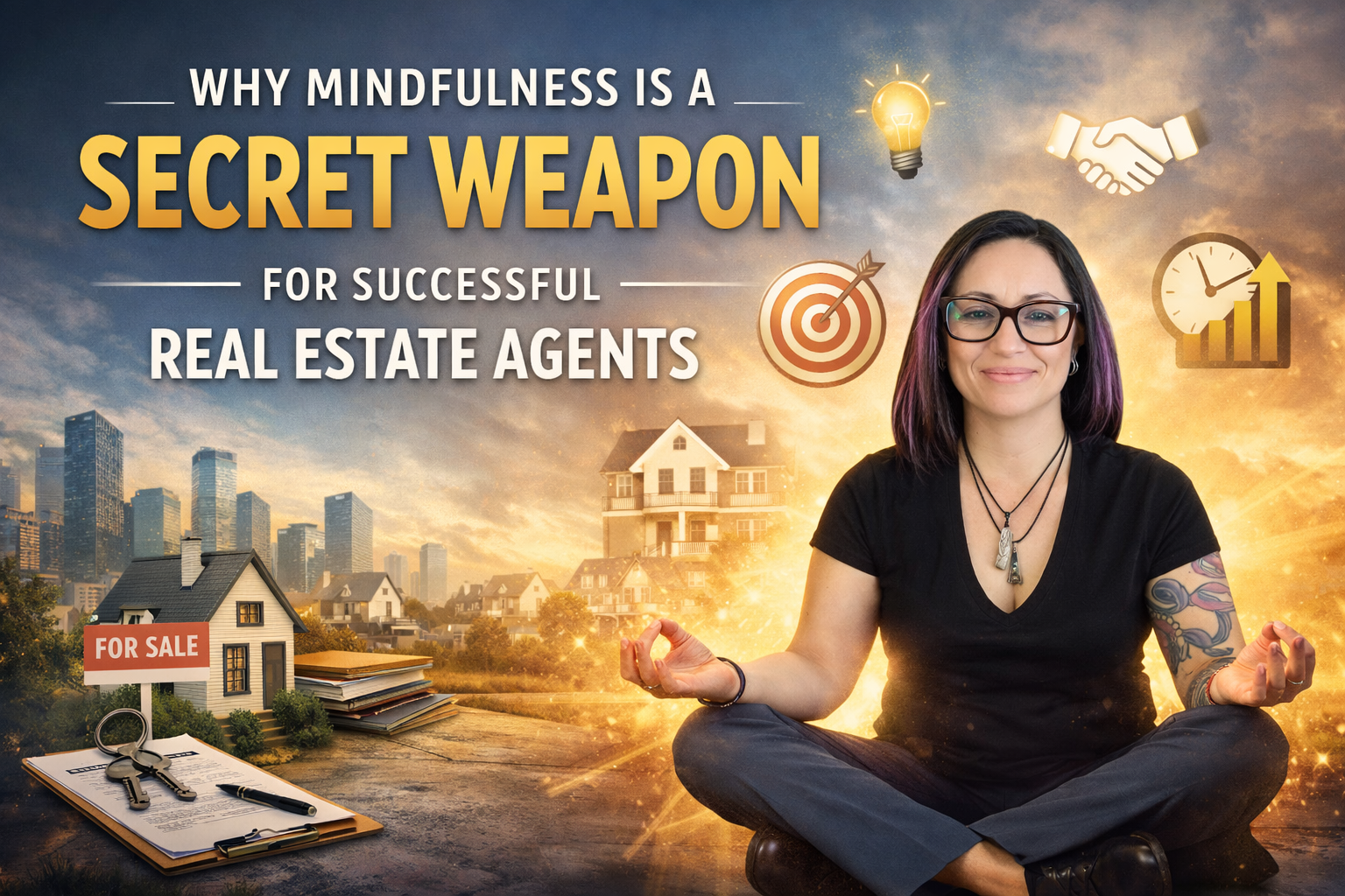 Why Mindfulness Is a Secret Weapon for Successful Real Estate Agents header image.