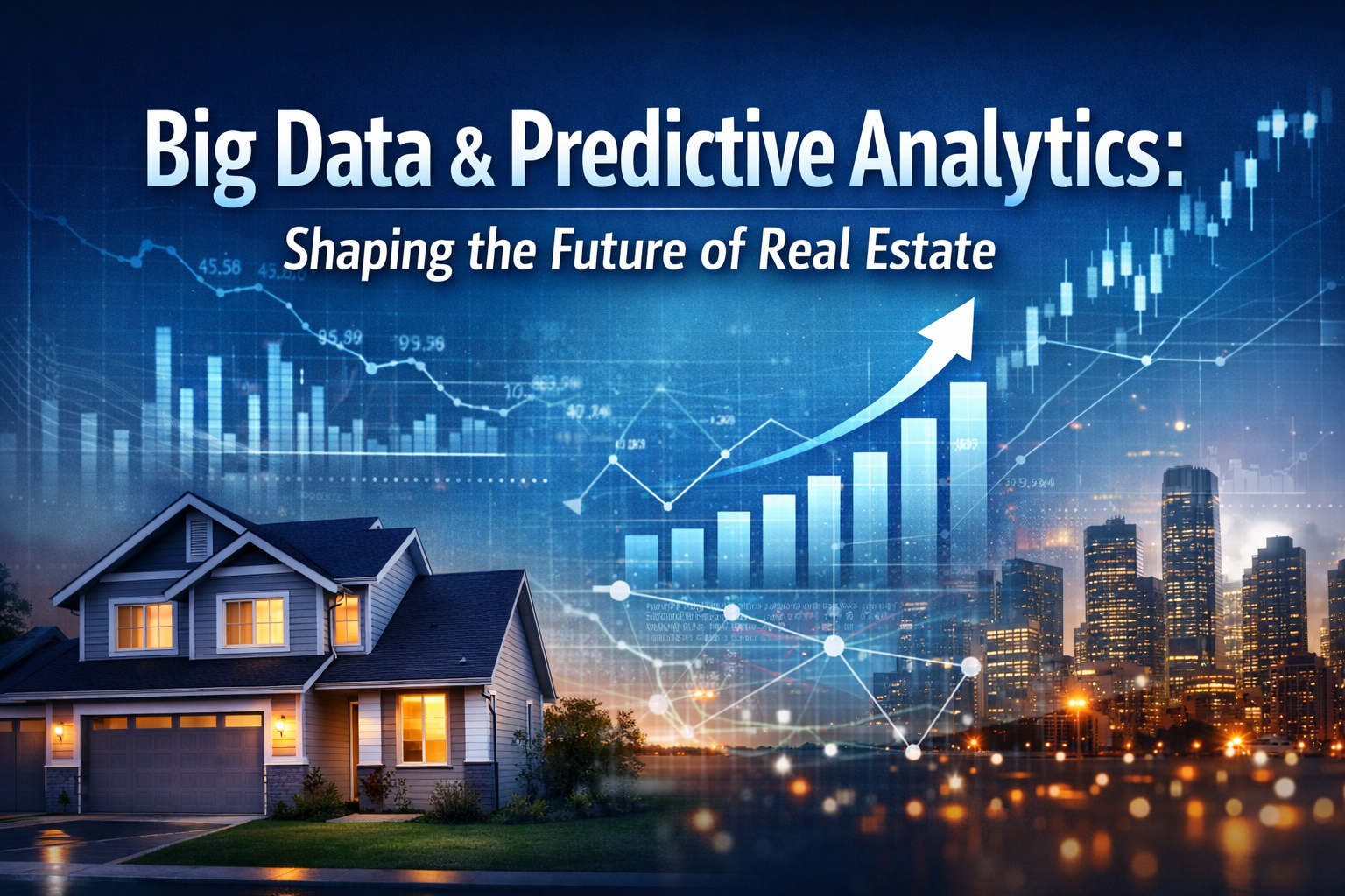 Big Data & Predictive Analytics: Shaping the Future of Real Estate header image.