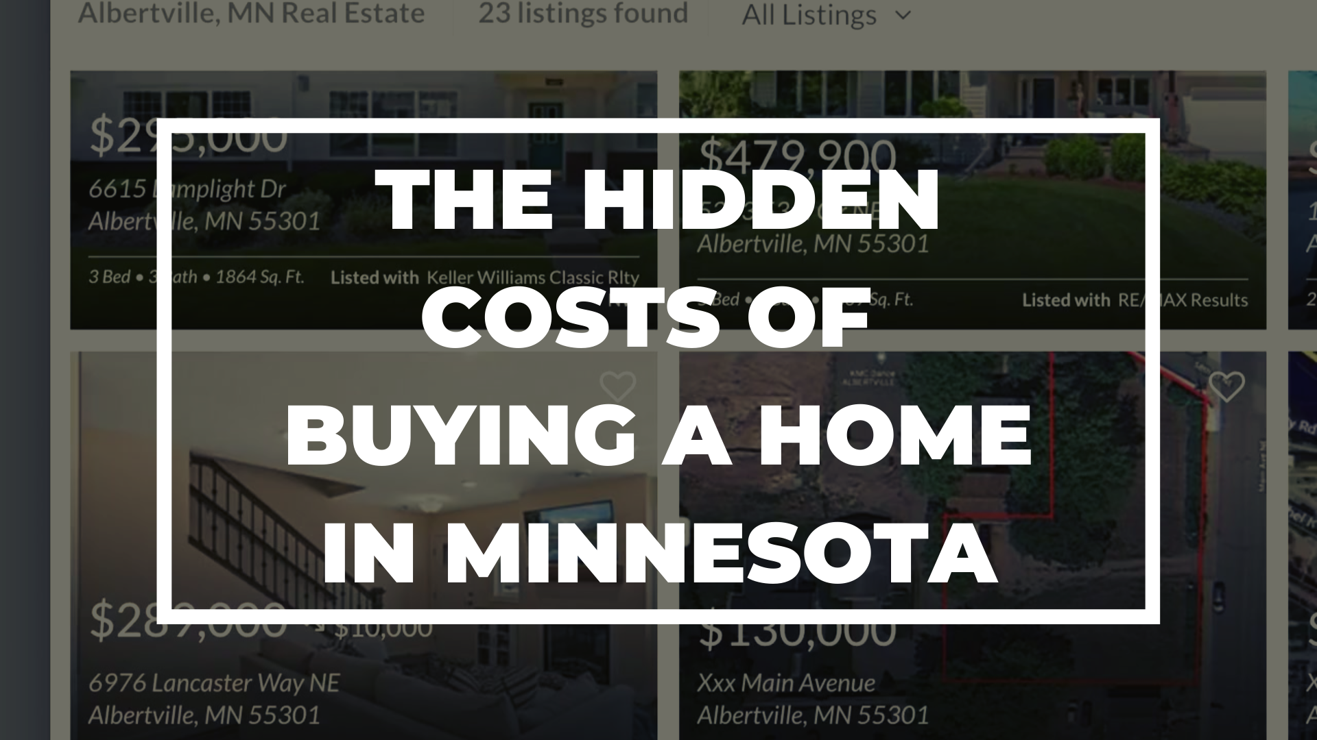 Erica Carlson Hidden costs of buying