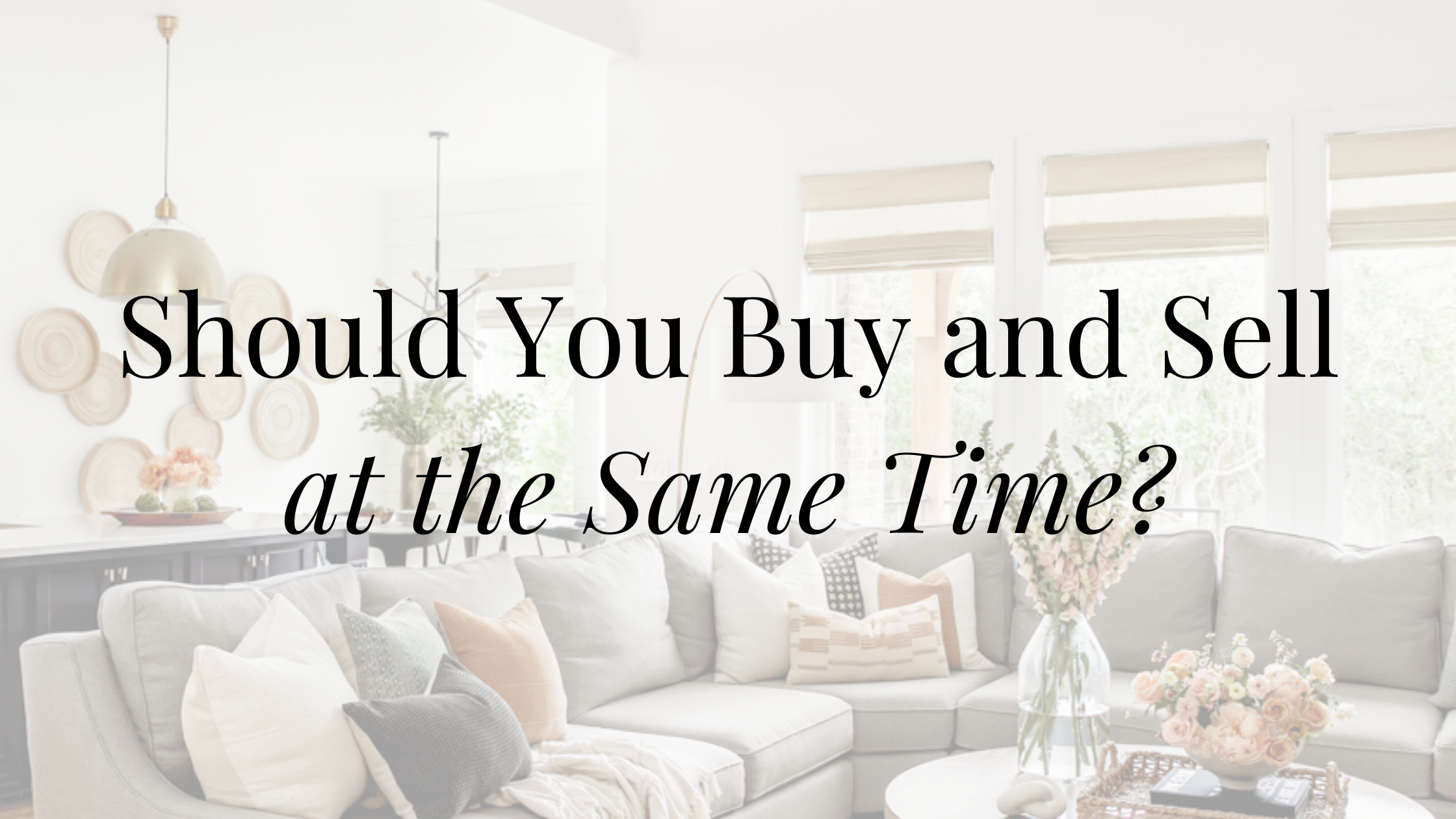Should You Buy and Sell at the Same Time? header image.