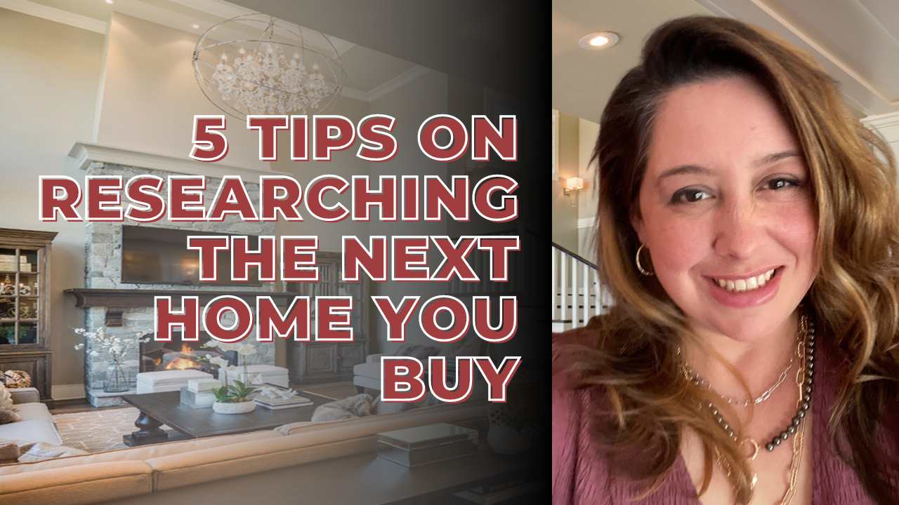 5 Tips on Researching the Next Home You Buy header image.