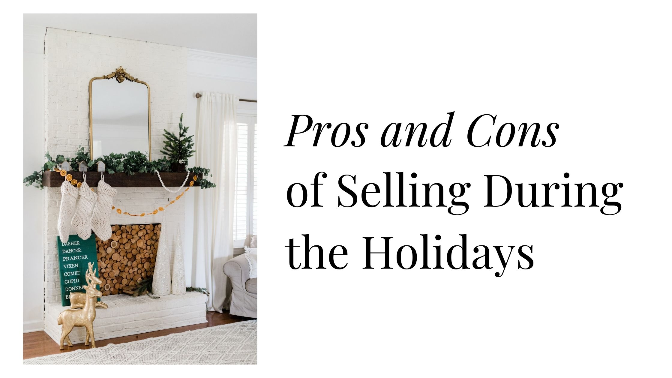 Pros and Cons of Selling During the Holidays header image.