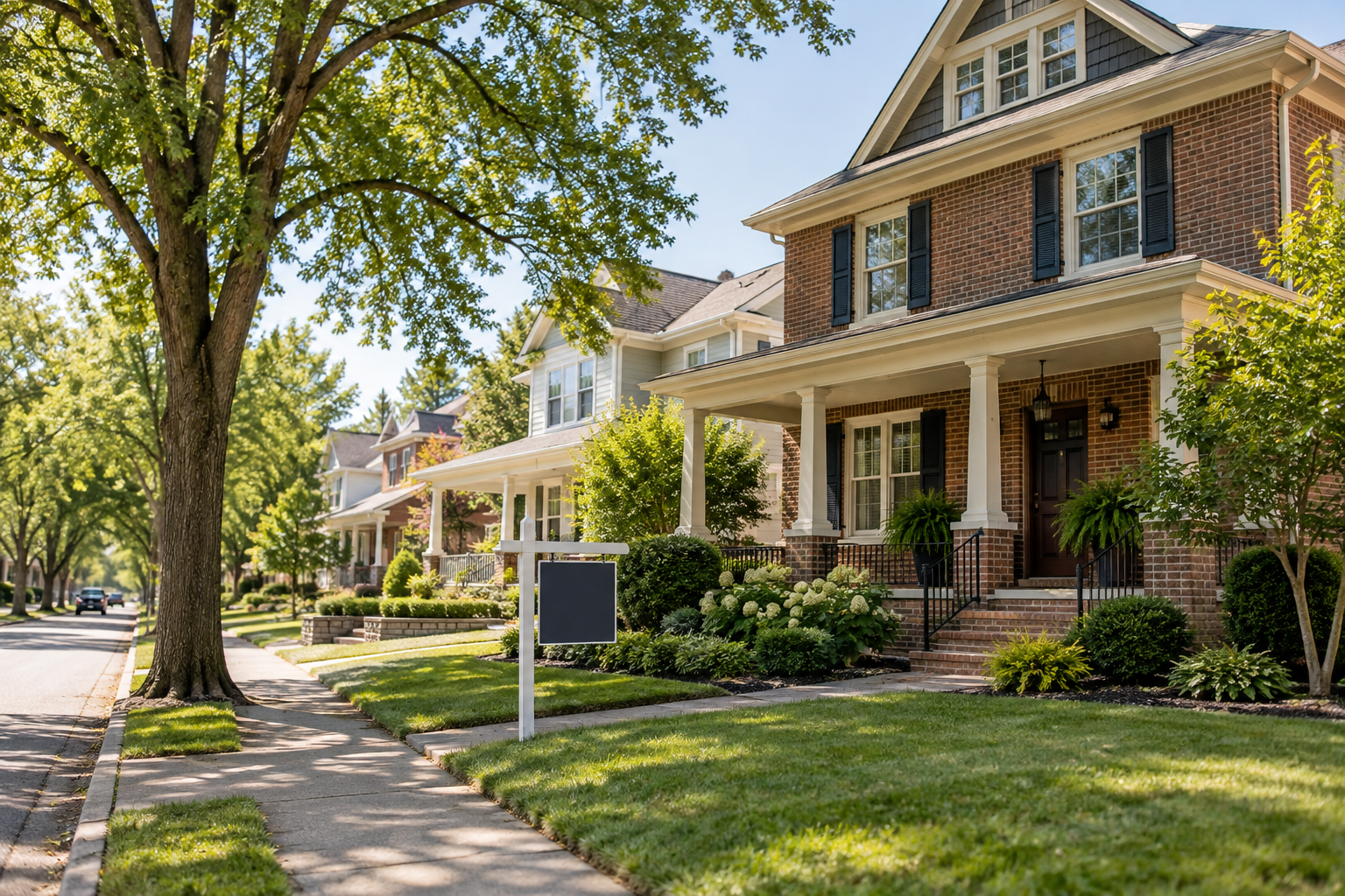 A residential single-family home in a Greater Louisville Kentucky neighborhood representing local real estate inventory.
