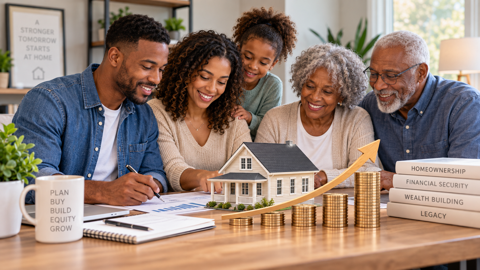 Homeowner reviewing mortgage principal reduction and home equity information.