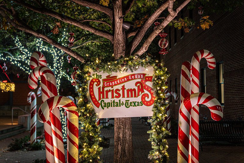 Grapevine Named Best Christmas Town in the United States header image.