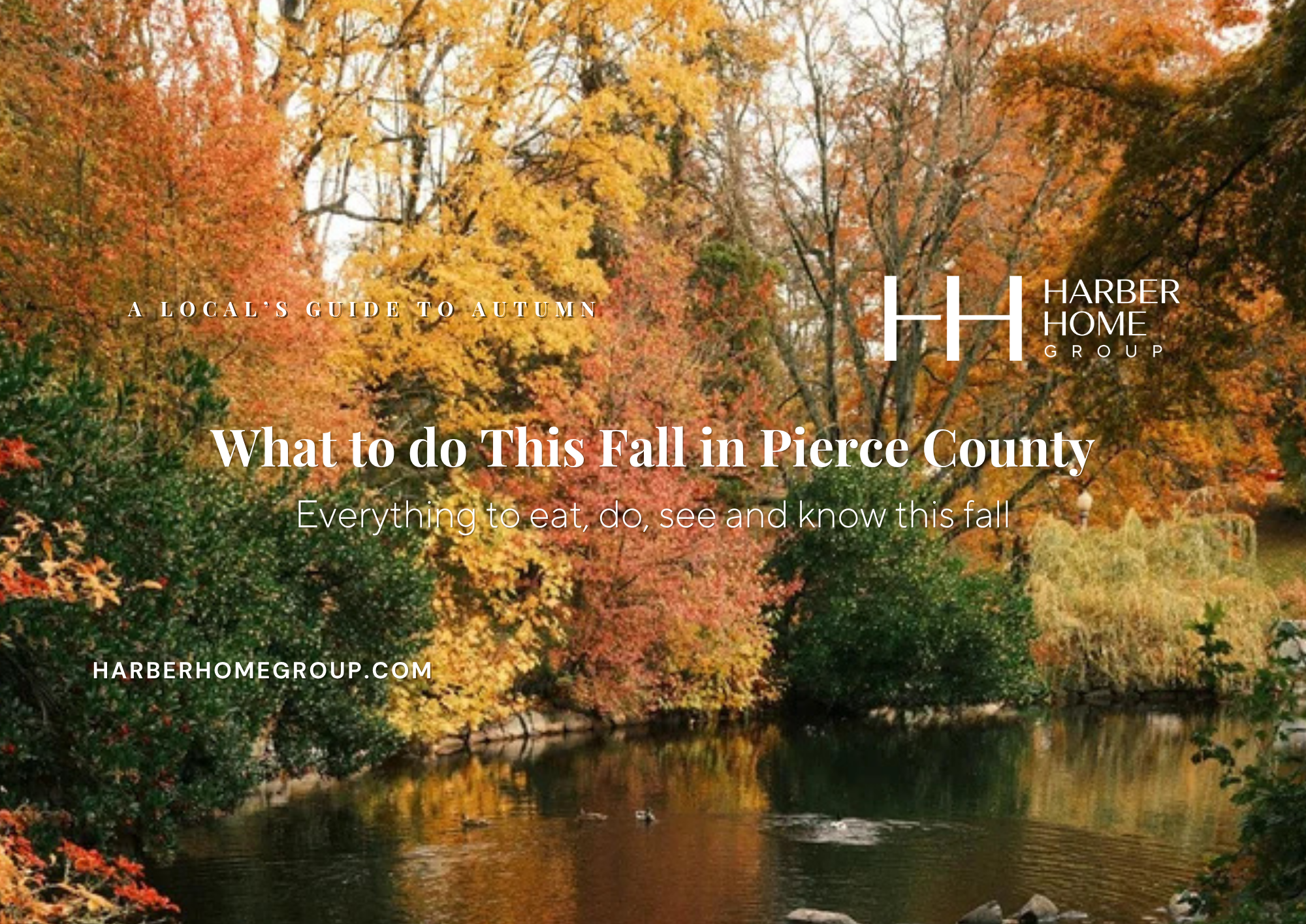 Pierce County Fall Guide - What We Look Forward to in the Fall header image.