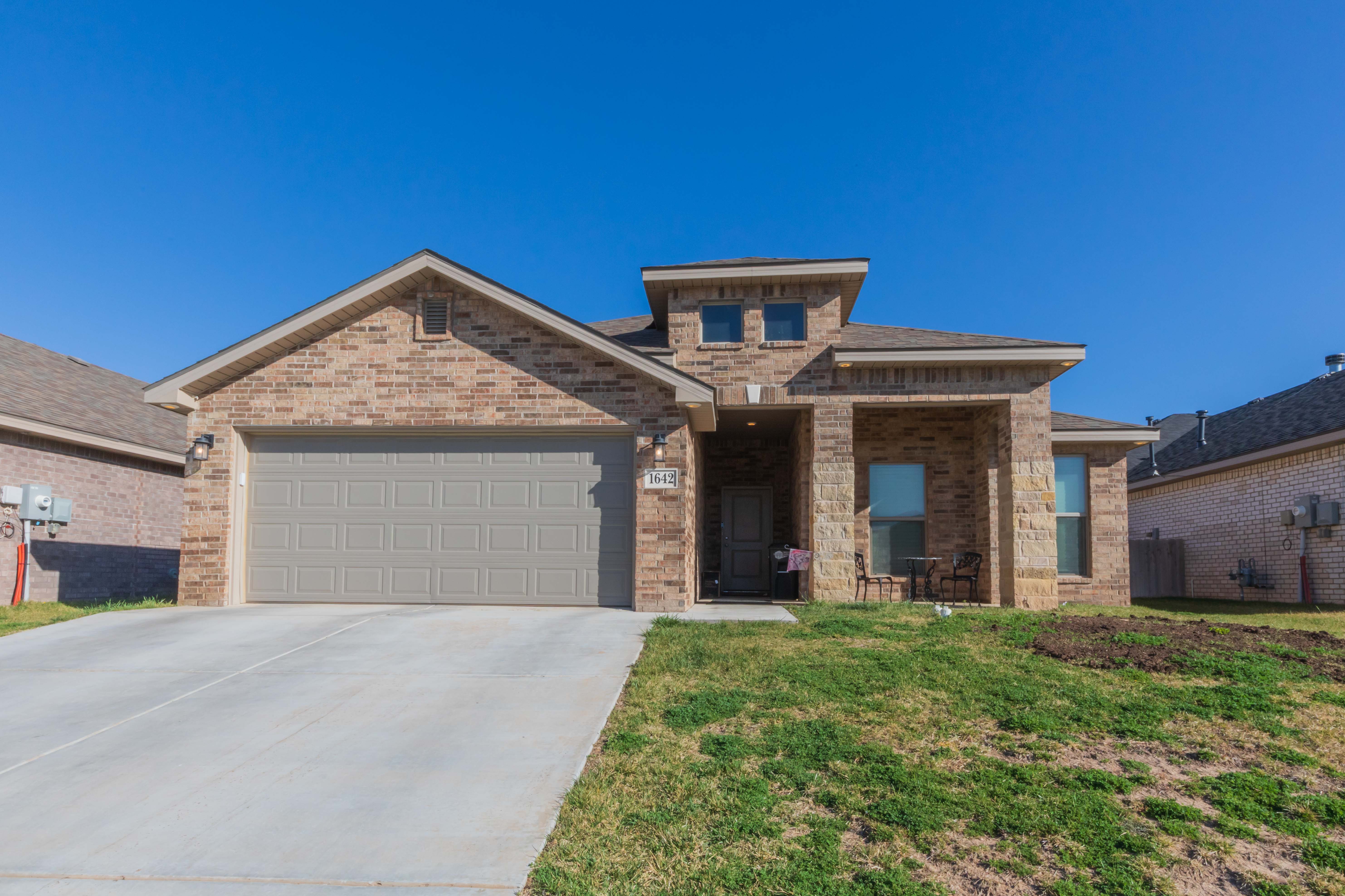 Exterior view of home at 1642 Wesleyan St Amarillo TX