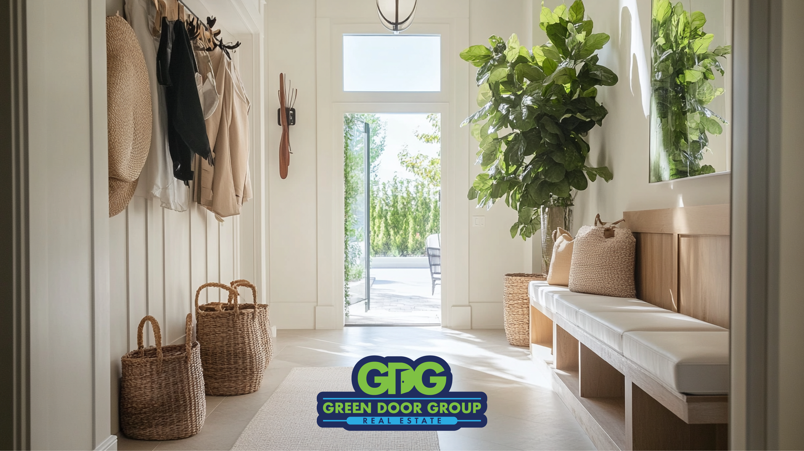 Well-lit entryway creating strong first impression in Amarillo home