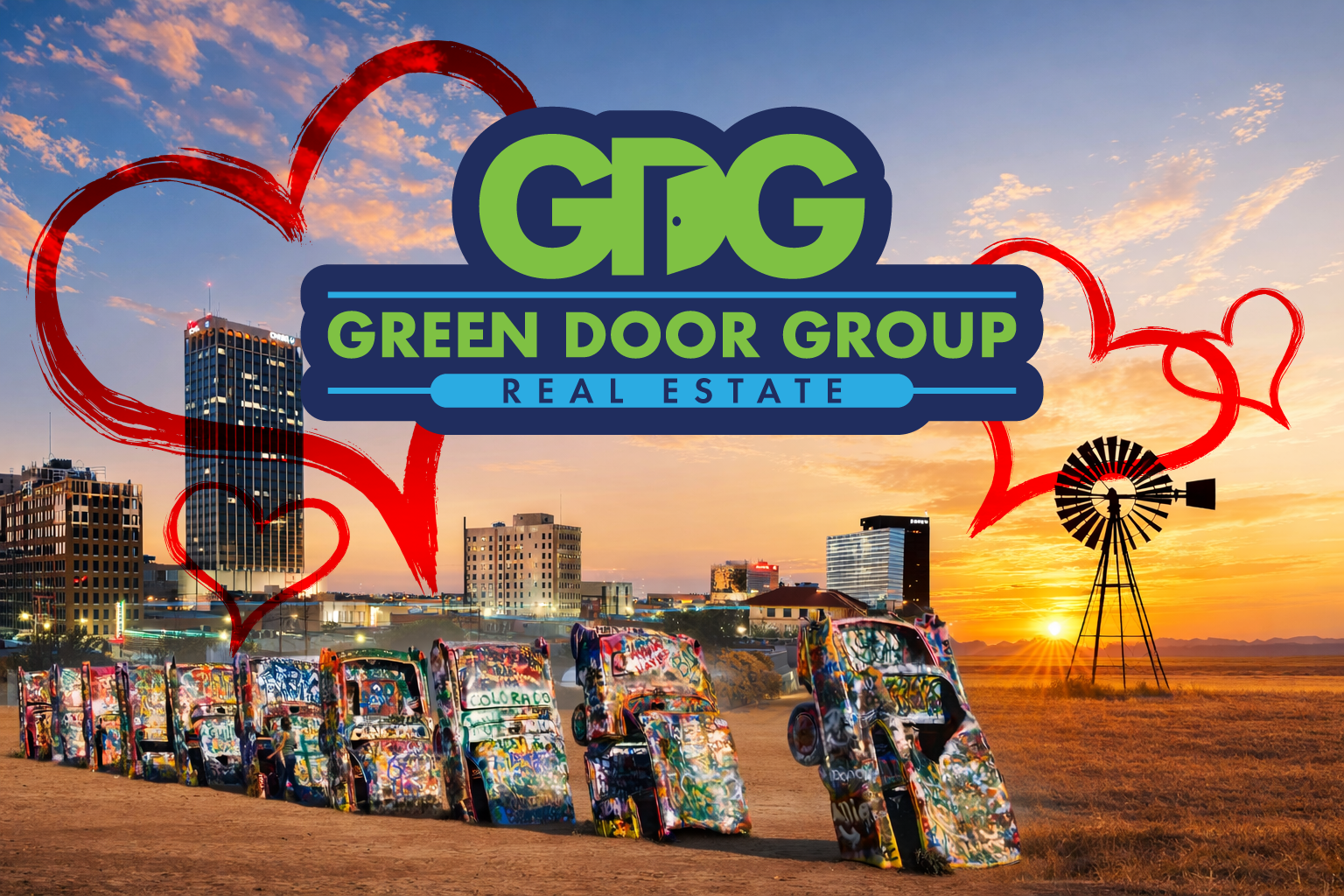 Amarillo TX skyline representing Texas Panhandle living