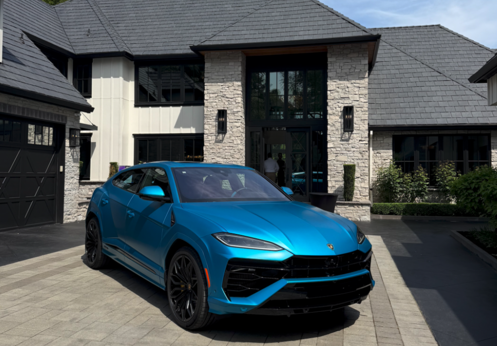 Riverfront Luxury Meets Lamborghini Lifestyle header image.