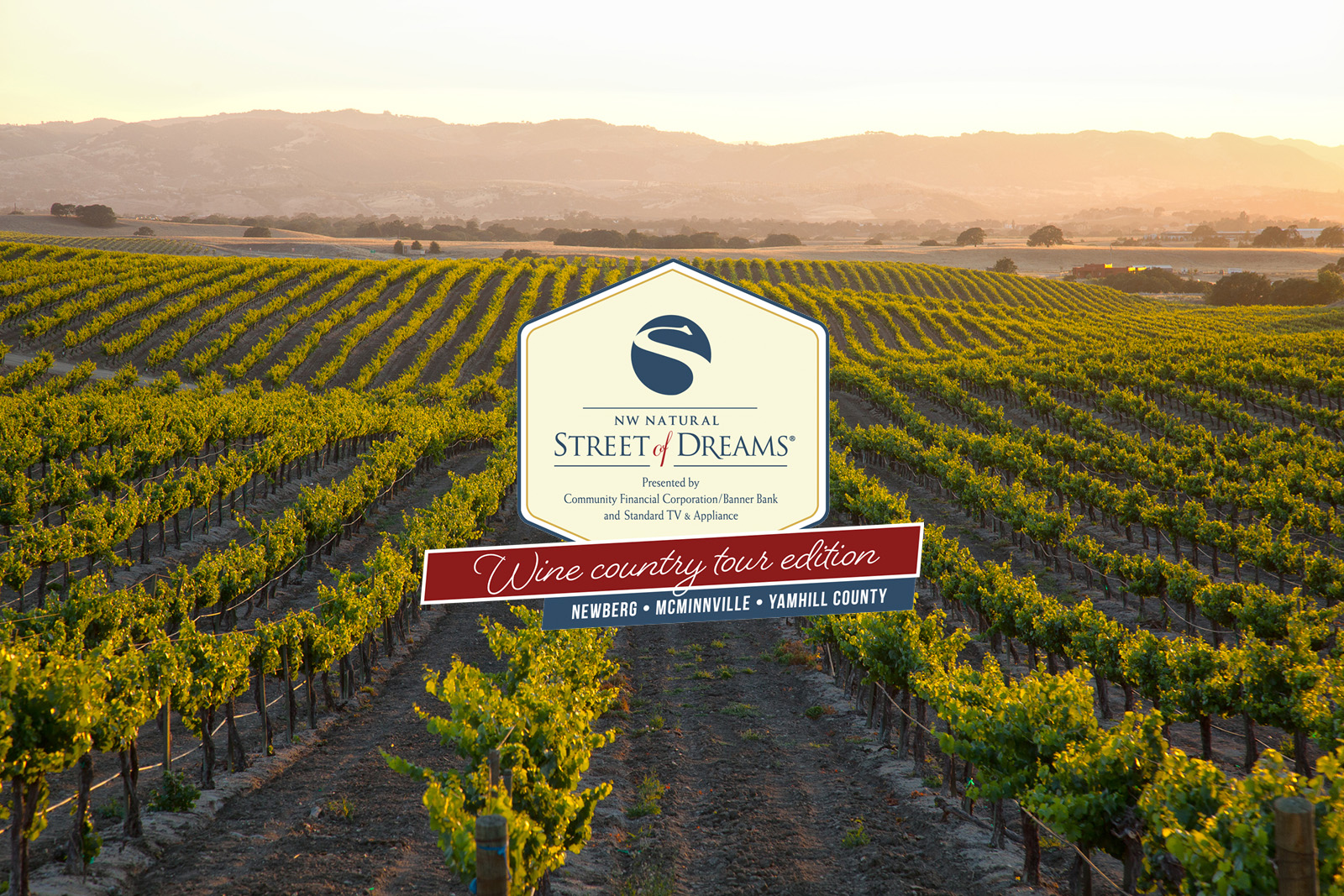 Street of Dreams - 2022 Wine Country Tour Edition header image.
