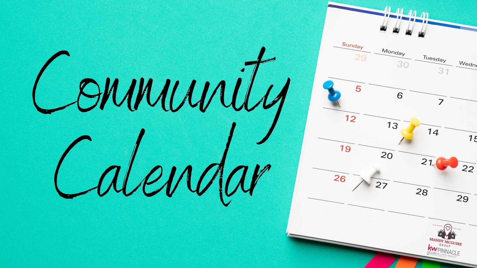 Community Calendar header image.