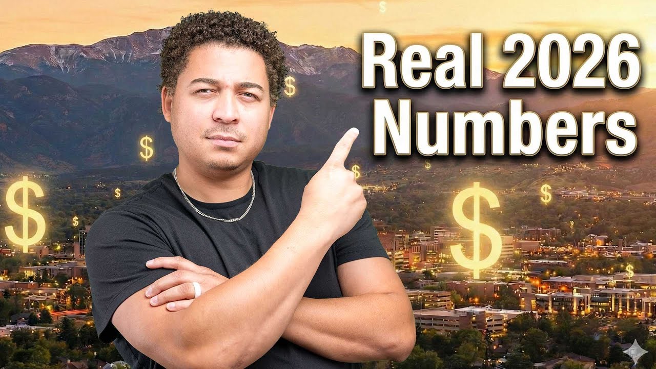 Real estate agent pointing at 
