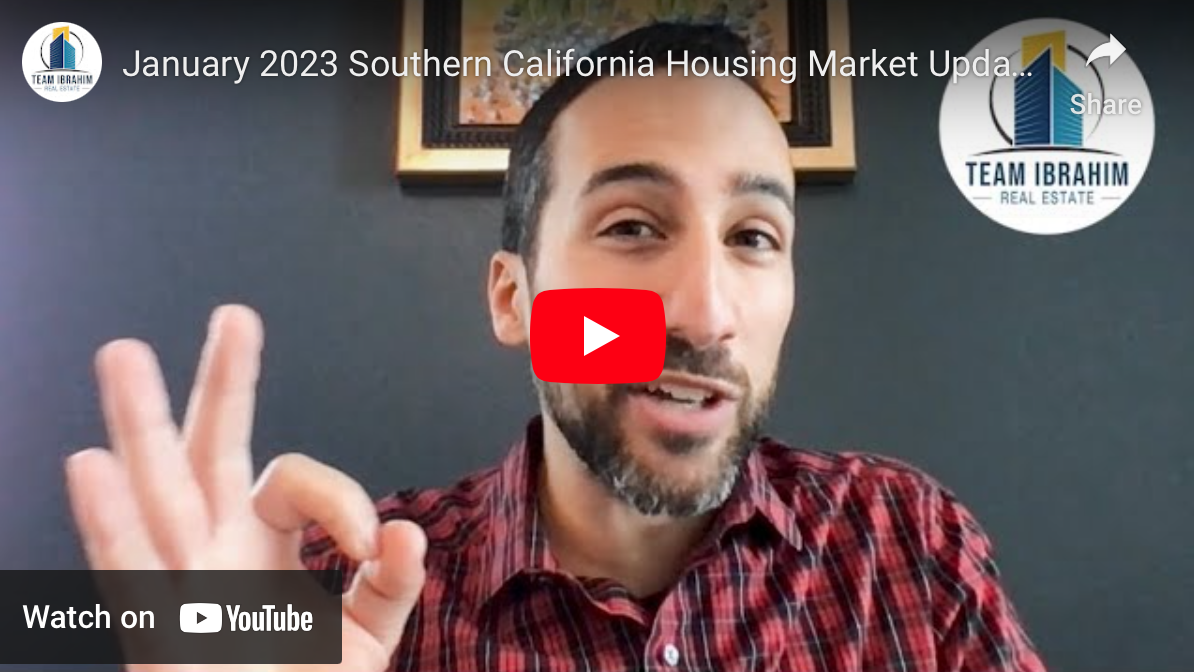 January 2023: Southern California Housing Market Update header image.