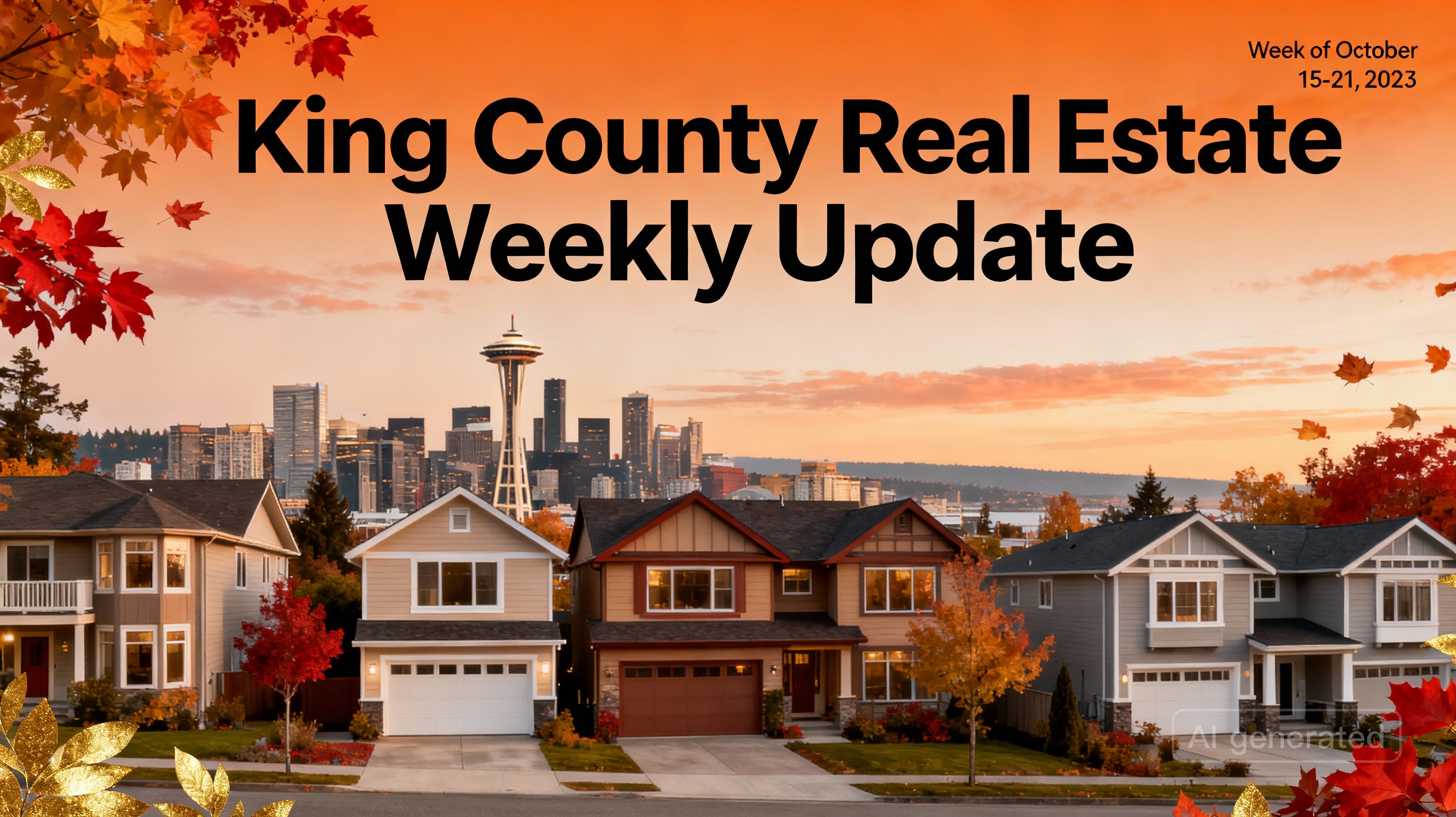 King County Real Estate Weekly Update: Mid-November 2025 header image.