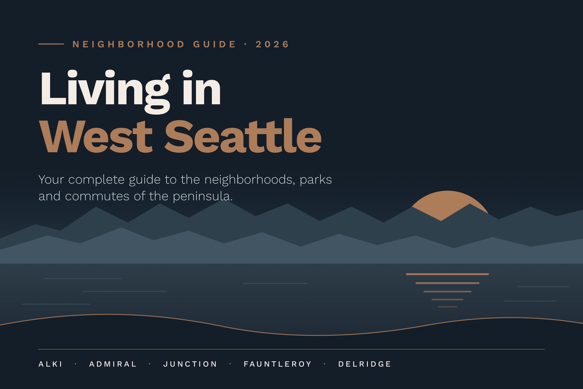 Living in West Seattle: 2026 Neighborhood Guide header image.